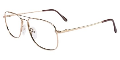 Flexon Autoflex 44 115 Men's Eyeglasses Gold Size 55