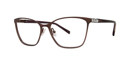 Vera Wang ALOUETTE Raisin Men's Eyeglasses Brown Size 53