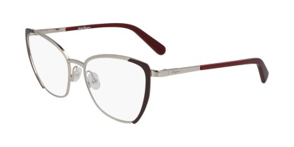 Salvatore Ferragamo SF 2187 744 Men's Eyeglasses Burgundy Size 54