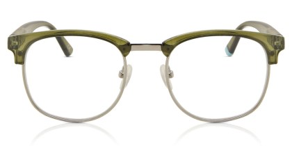 Croon Berlin Army Green Men's Eyeglasses Green Size +1.00