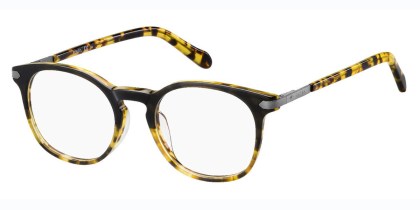 Fossil FOS 7063 WR7 Men's Eyeglasses Tortoiseshell Size 48