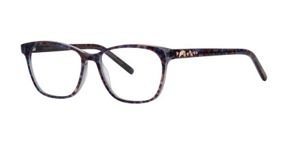 Vera Wang Eden Azure Cheetah Men's Eyeglasses Tortoiseshell Size 52