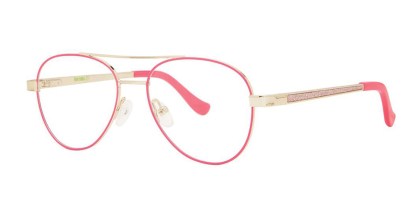 Kensie Grow Pink Men's Eyeglasses Gold Size 47