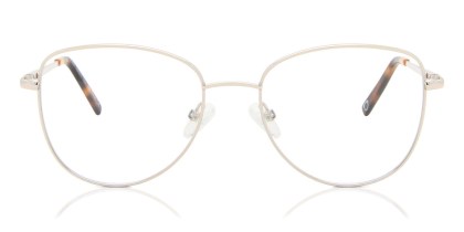 Butterfly Full Rim Metal Men's Prescription Eyeglasses Online Gold Size 53