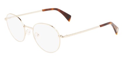 Lanvin LNV2111 722 Men's Eyeglasses Rose-Gold Size 49