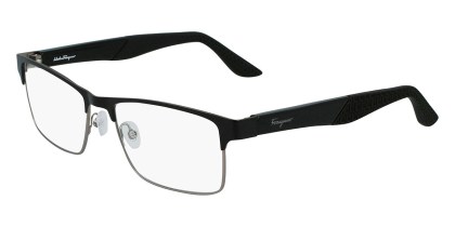 Salvatore Ferragamo SF 2216 072 Men's Eyeglasses Black Size 56