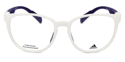 Adidas SP5009 021 Men's Eyeglasses White Size 56