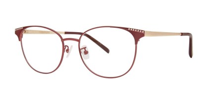 Vera Wang VA56 Burgundy Men's Eyeglasses Burgundy Size 52