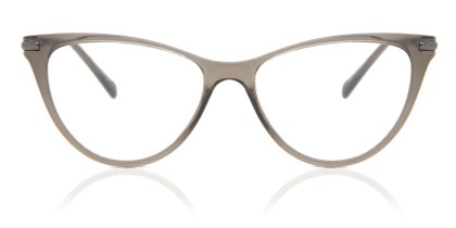 Cat Eye Full Rim Plastic Men's Prescription Eyeglasses Online Clear Size 53