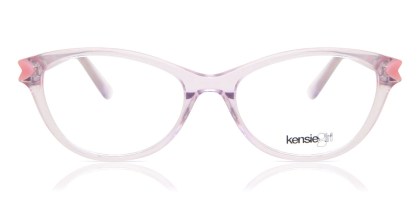 Kensie Squad Crystal Pink/Glitter Men's Eyeglasses Pink Size 46