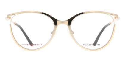 Carolina Herrera CH 0007 J5G Men's Eyeglasses Gold Size 53