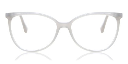 Cat Eye Full Rim Plastic Men's Prescription Eyeglasses Online Clear Size 54