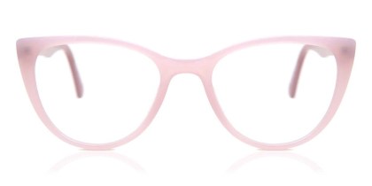 Cat Eye Full Rim Plastic Men's Prescription Eyeglasses Online Pink Size 51