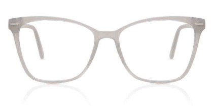 Cat Eye Full Rim Plastic Men's Prescription Eyeglasses Online Clear Size 55