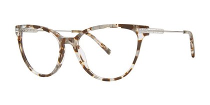 Vera Wang Attica Golden Tortoise Men's Eyeglasses Tortoiseshell Size 53