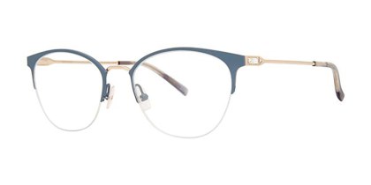 Vera Wang Robyn Slate Rose Men's Eyeglasses Blue Size 51