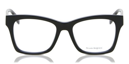 Alexander McQueen AM0388O 001 Men's Eyeglasses Black Size 52