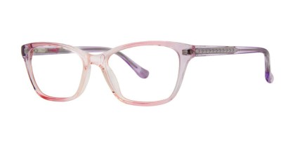 Kensie Rebellious Pink Crystal Men's Eyeglasses Pink Size 49