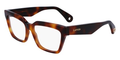 Lanvin LNV2636 214 Men's Eyeglasses Tortoiseshell Size 55