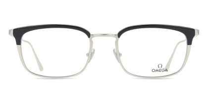 Omega OM5017 092 Men's Eyeglasses Black Size 53