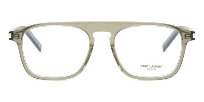 Saint Laurent SL 157 006 Men's Eyeglasses Brown Size 52