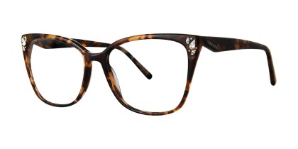 Vera Wang Anora Tortoise Men's Eyeglasses Tortoiseshell Size 55