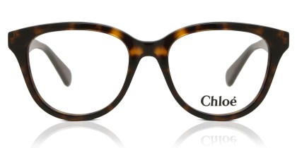 ChloÃ© CC0021O Kids 002 Kids' Eyeglasses Tortoiseshell Size 47