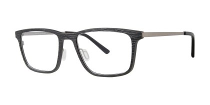 Jhane Barnes Adjugate Black Men's Eyeglasses Black Size 53