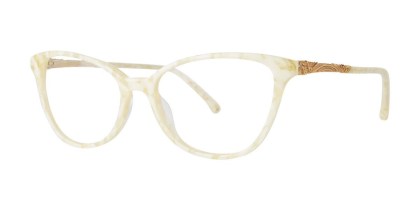Elliott Ives Bellflower Pearl Marble Men's Eyeglasses White Size 53