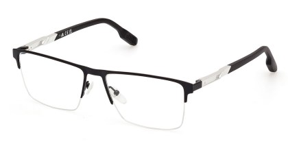 Adidas SP5068 001 Men's Eyeglasses Black Size 55