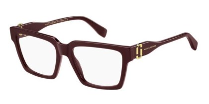 Marc Jacobs MARC 766 LHF Men's Eyeglasses Burgundy Size 55
