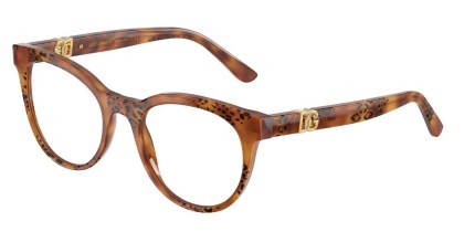 Dolce & Gabbana DG3399 3380 Men's Eyeglasses Tortoiseshell Size 50