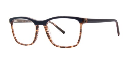 Jhane Barnes Cofunction Blue Tort Men's Eyeglasses Blue Size 53