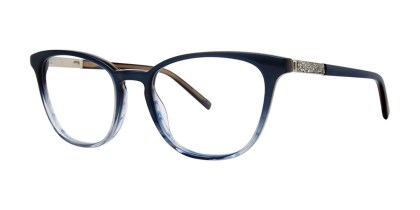 Vera Wang Asher Sapphire Men's Eyeglasses Blue Size 51