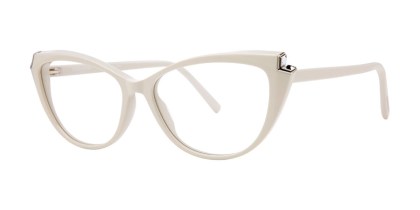 Vera Wang Genevieve Ivory Men's Eyeglasses White Size 56