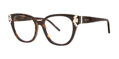 Vera Wang Sadiqua Tortoise Men's Eyeglasses Tortoiseshell Size 52