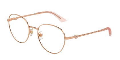 Jimmy Choo JC2004HB 3008 Men's Eyeglasses Gold Size 50