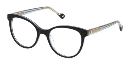 Yalea VYA159 INDIRA 0GBE Men's Eyeglasses Black Size 52