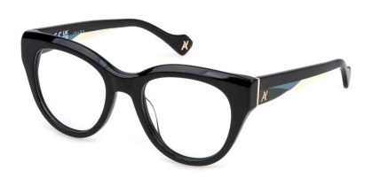 Yalea VYA168V ZAHA 700K Men's Eyeglasses Black Size 51