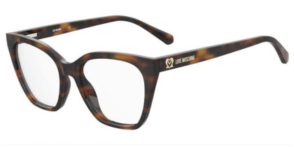 Moschino Love MOL627 086 Men's Eyeglasses Tortoiseshell Size 52