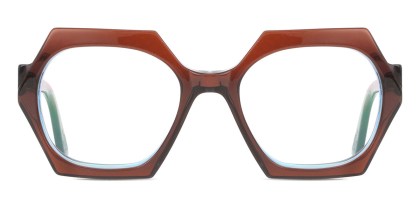 KIRK&KIRK Penelope K25 Men's Eyeglasses Brown Size 54