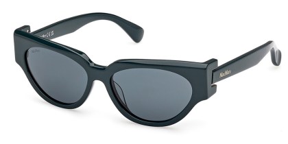 Max Mara MM0139 With Clip On 96N Men's Eyeglasses Green Size 55