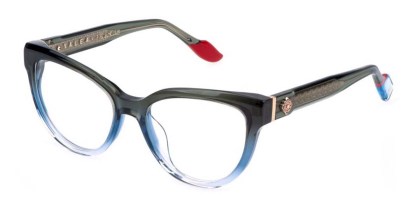 Yalea VYA222 FRIDA KAHLO 0C44 Men's Eyeglasses Blue Size 52