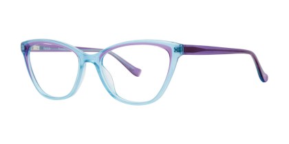 Kensie Prismatic Twilight Lavender Men's Eyeglasses Blue Size 53