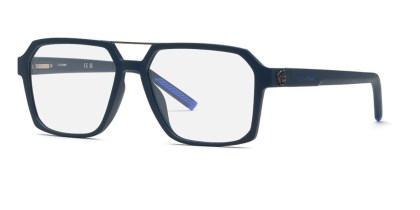 Philipp Plein Sport VSP024 06QS Men's Eyeglasses Blue Size 58