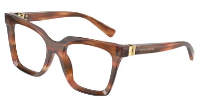 Dolce & Gabbana DG3417 3221 Men's Eyeglasses Brown Size 54