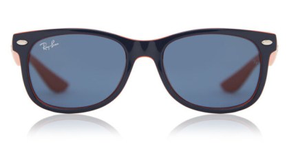 Ray-Ban Kids RJ9052S New Wayfarer 178/80 Kids' Sunglasses Blue Size 47
