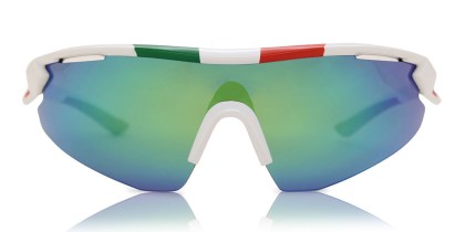 Salice 012 ITA BIANCO/RW VERDE Men's Sunglasses Red Size 140