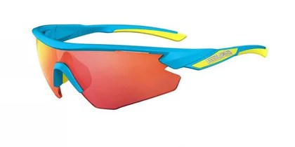 Salice 012 RW TURCHESE/RW ROSSO Men's Sunglasses Blue Size Standard