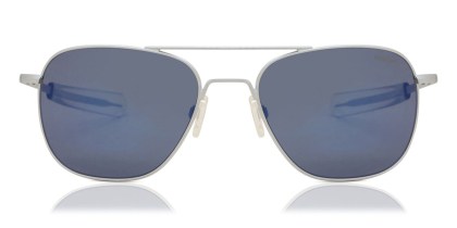 Randolph Engineering Aviator AF158 Men's Sunglasses Silver Size 55